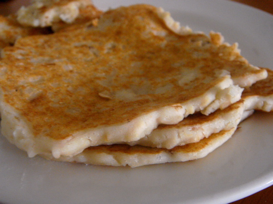 Sticky Rice Pancakes