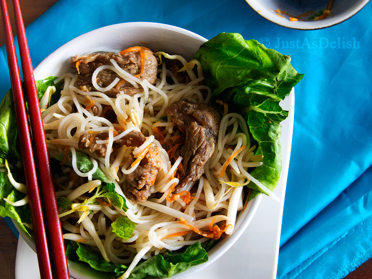 Grilled Lemongrass Beef Vermicelli