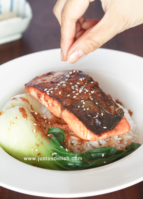 Crispy Salmon Ginger Soy Sauce