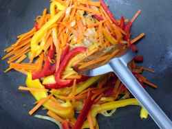 Korean Vegetable Japchae (Stir Fry Vermicelli)