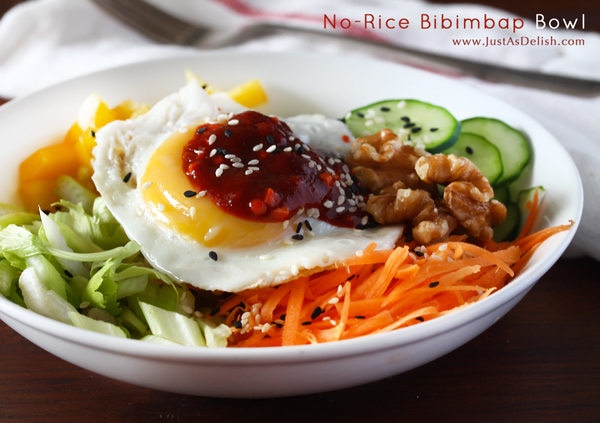 No-Rice Bibimbap Bowl