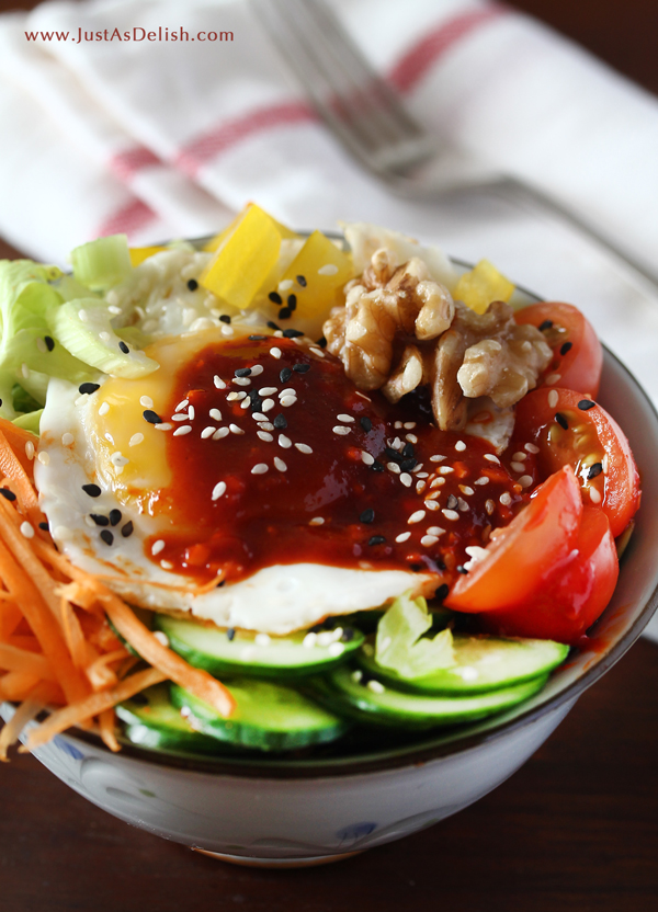 No-Rice Bibimbap Bowl