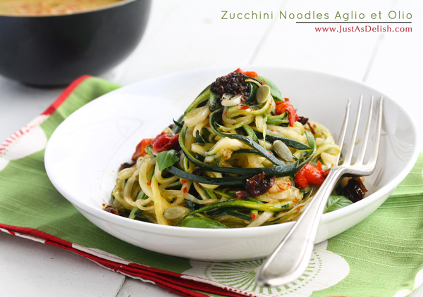Zucchini Noodles Aglio et Olio