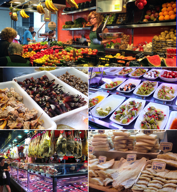 Vibrant Mercat La Boquiera