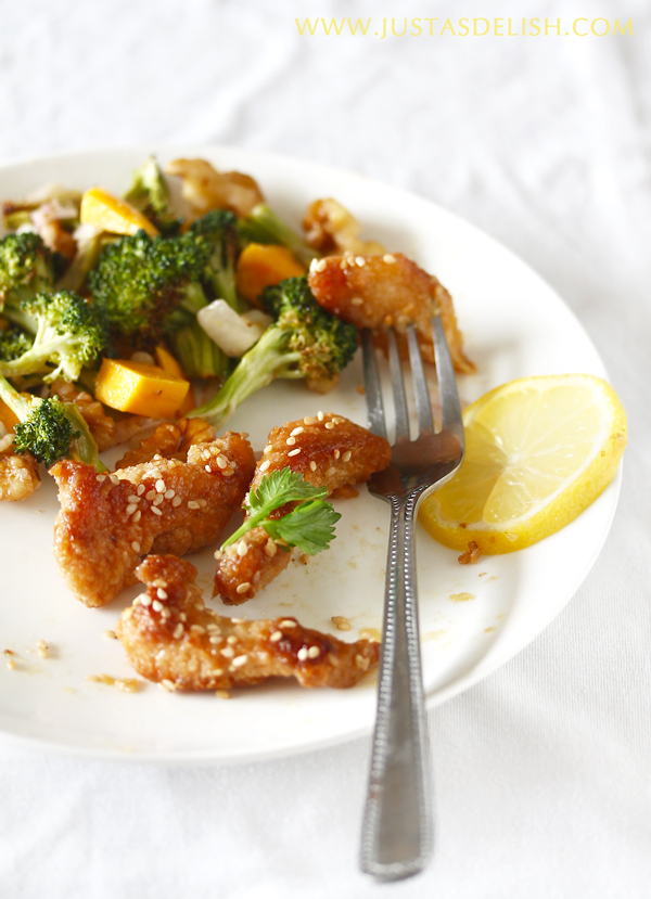 Pan-fried Honey Lemon Chicken