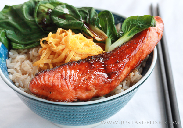 Teriyaki Salmon Bowl