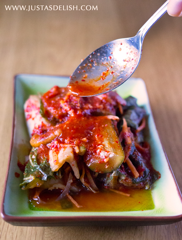 Bok Choy Kimchi with Cucumbers