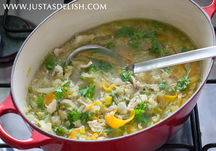 Green Minestrone | Justasdelish.com
