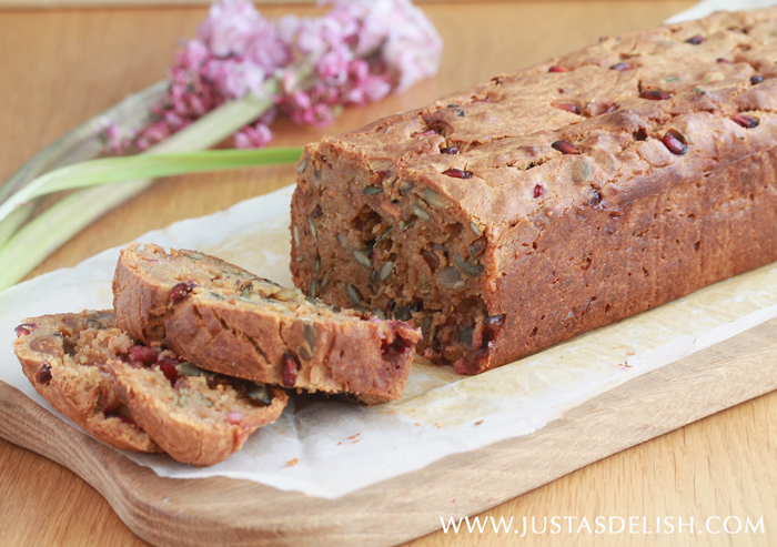 Gluten Free Persimmon Bread | JustAsDelish