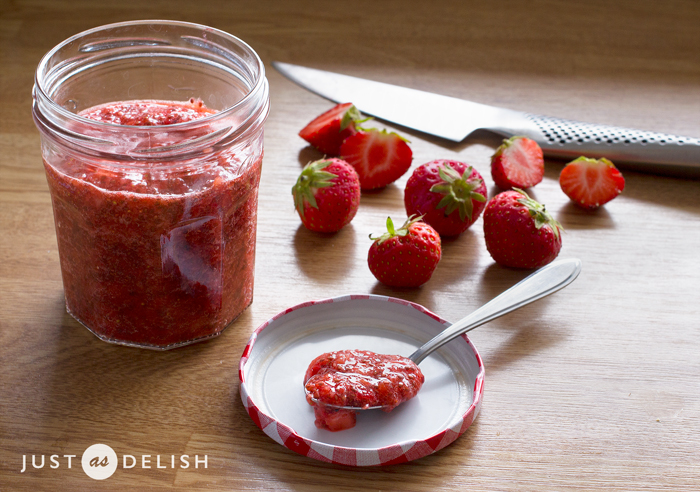 Raw Strawberry Chia Jam