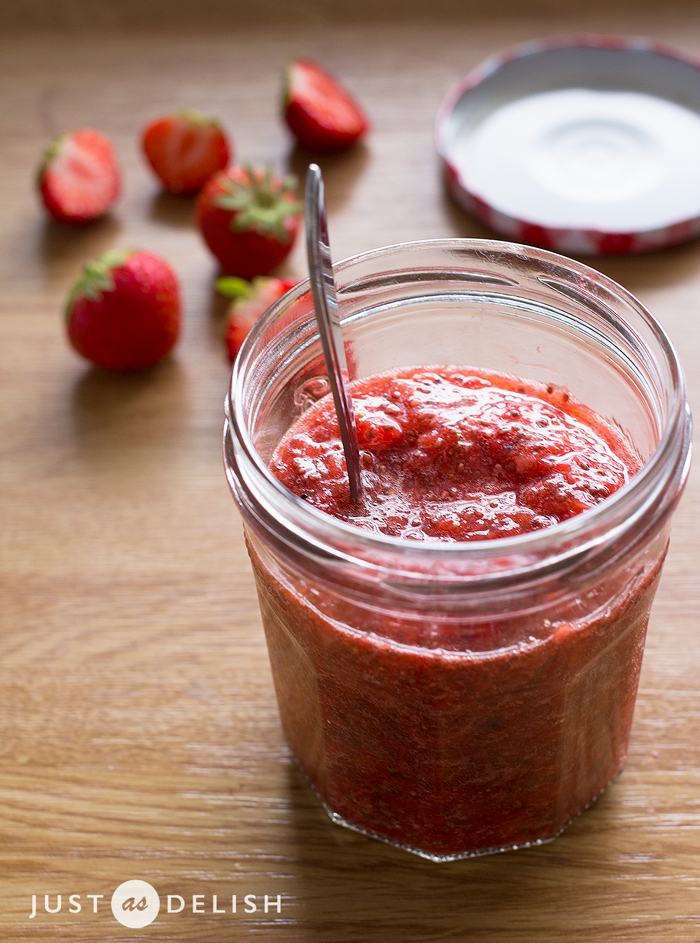 Raw Strawberry Chia Jam