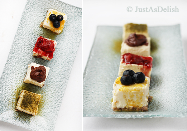 No Bake Ricotta Cheesecake Bites