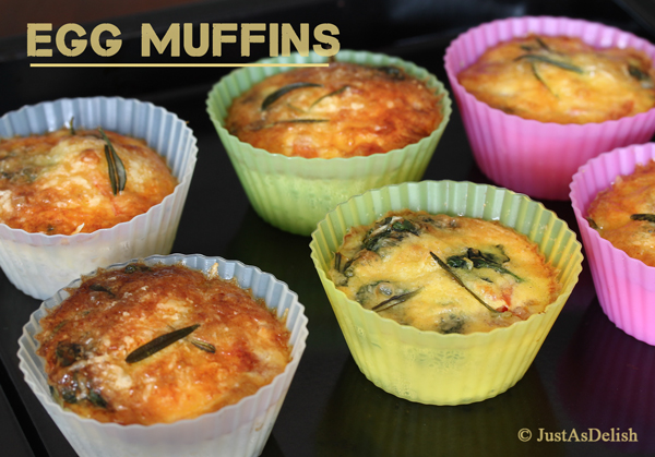 Egg Muffins for Breakfast-On-The-Go (Gluten & Paleo Friendly)